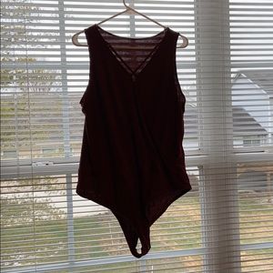 Brick red bodysuit